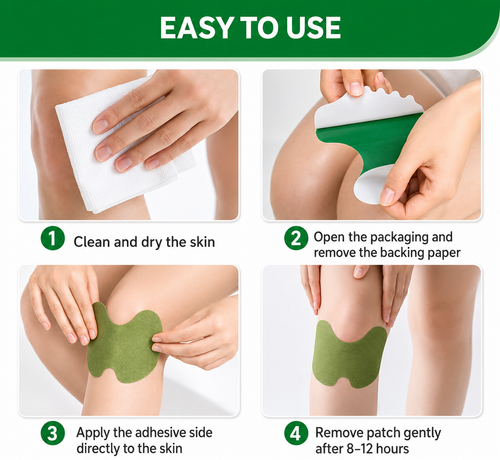 Knee Pain Relief Patch – Pack of 20 | Comfortable Daily Knee Care